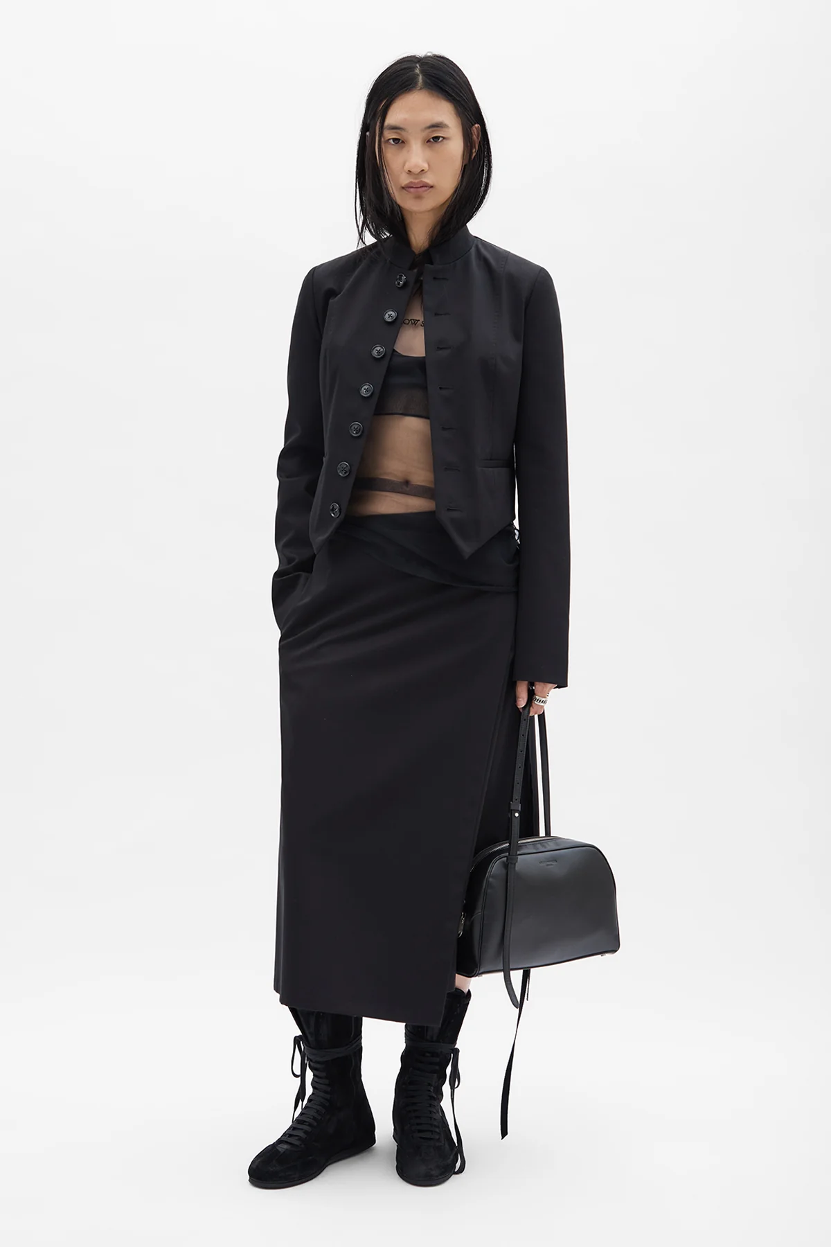 Fabi Midi Apron Wrap Skirt - Image 6