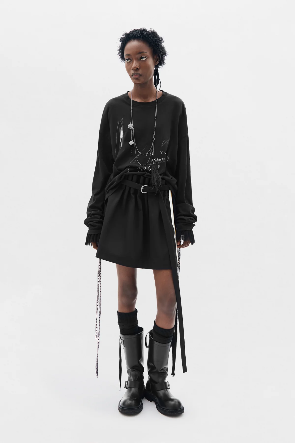 Haga Pleated Miniskirt - Image 4