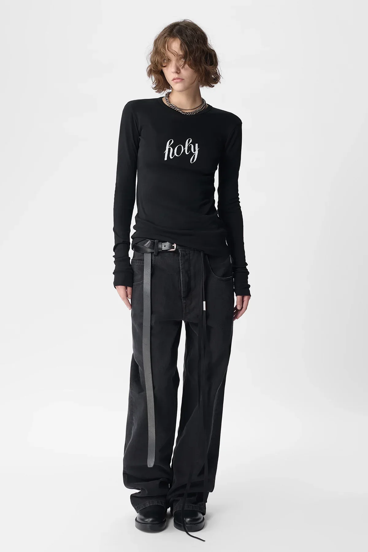 Fiene Printed Long Sleeve T-Shirt - Image 4