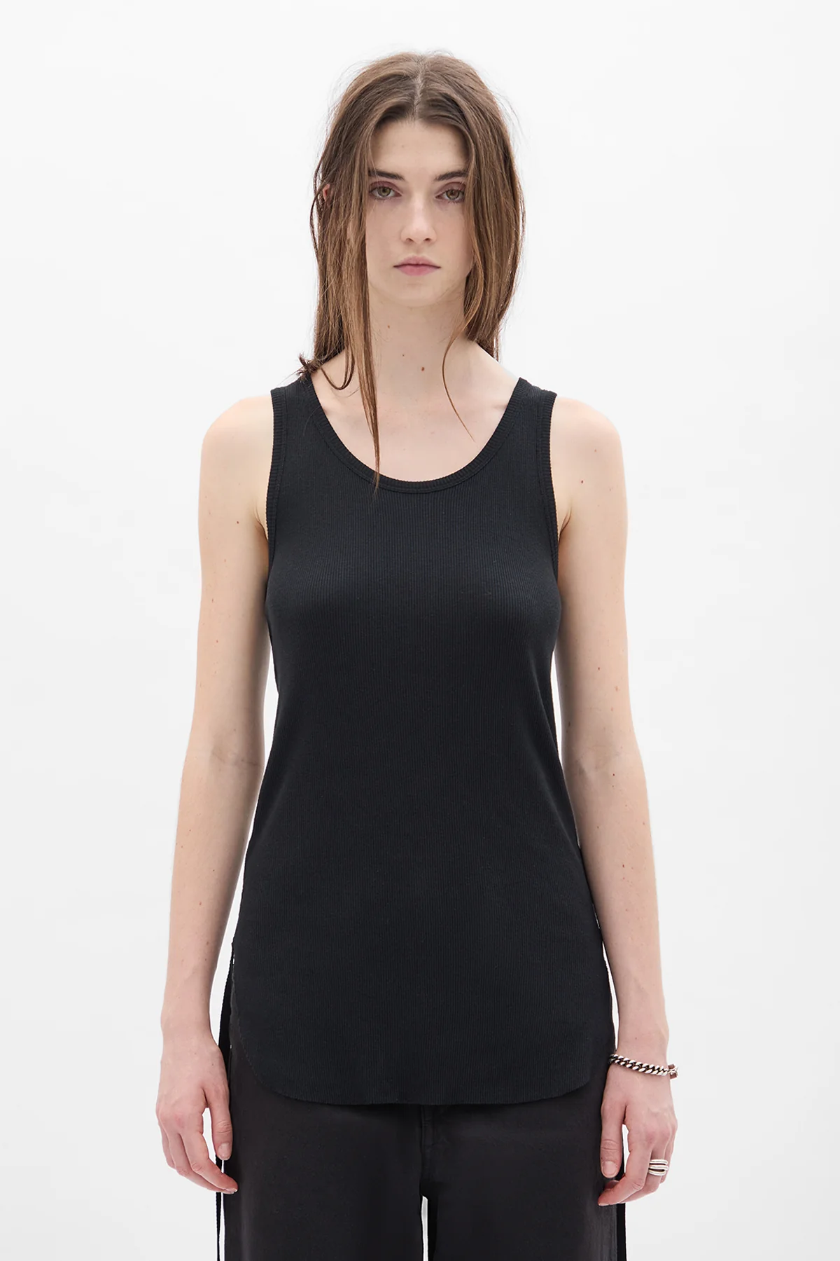 Mara Wrinkled Cropped Tank Top - Image 5