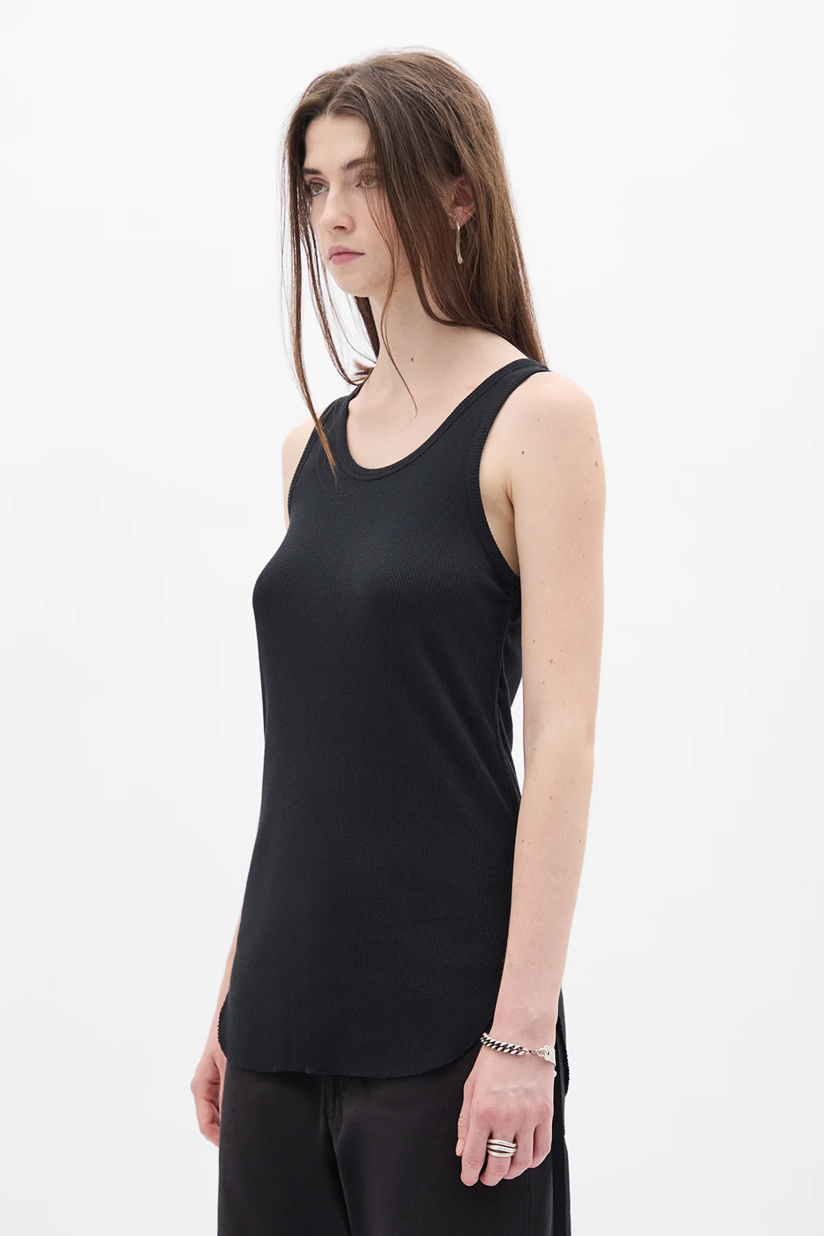 Mara Wrinkled Cropped Tank Top - Image 6