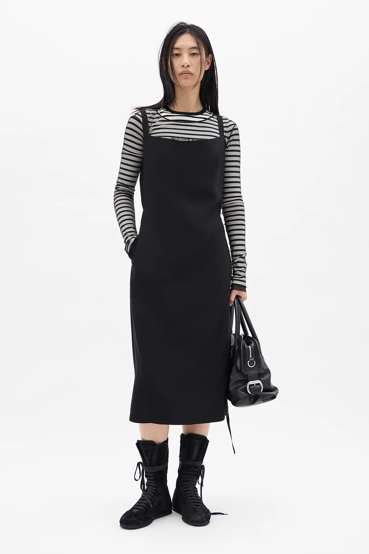 Oke Wrinkled Cropped Long Sleeve Top - Image 4