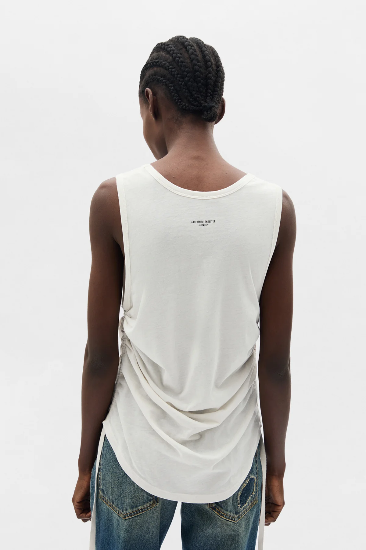 Mexi Wrinkled Cropped Tank Top - Image 3
