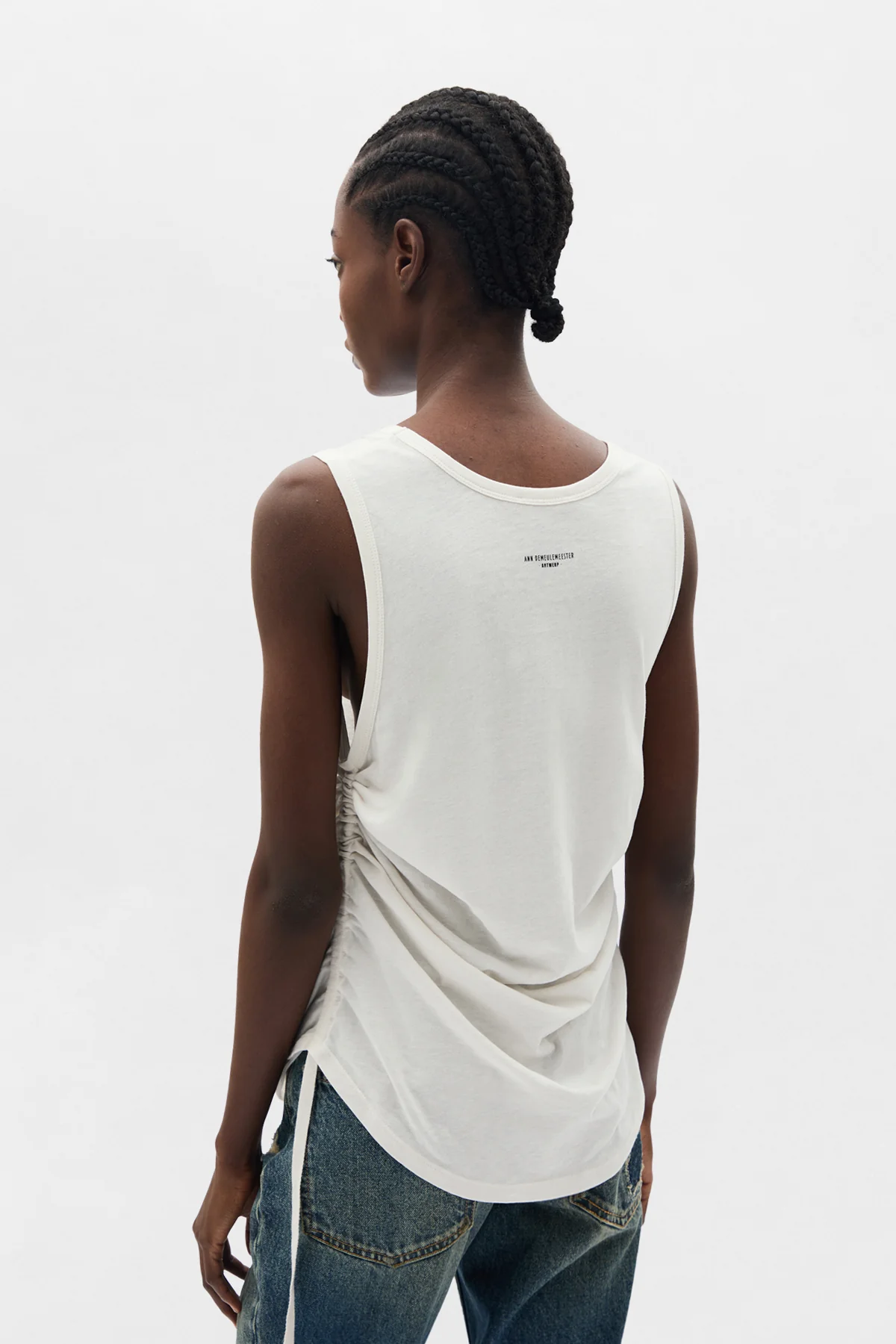 Mexi Wrinkled Cropped Tank Top - Image 7