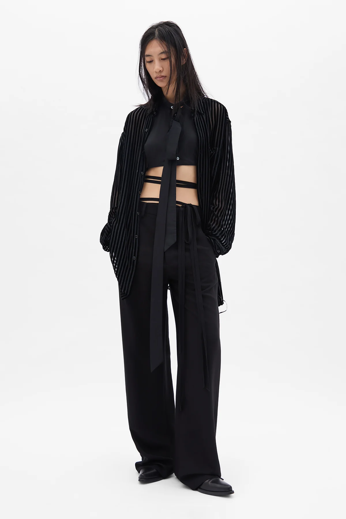 Cyra Plastron with Detachable Foulard - Image 4
