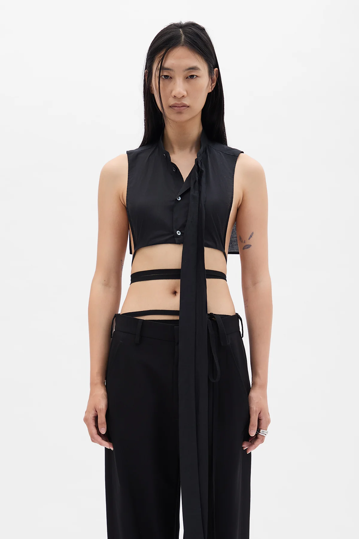 Cyra Plastron with Detachable Foulard - Image 5