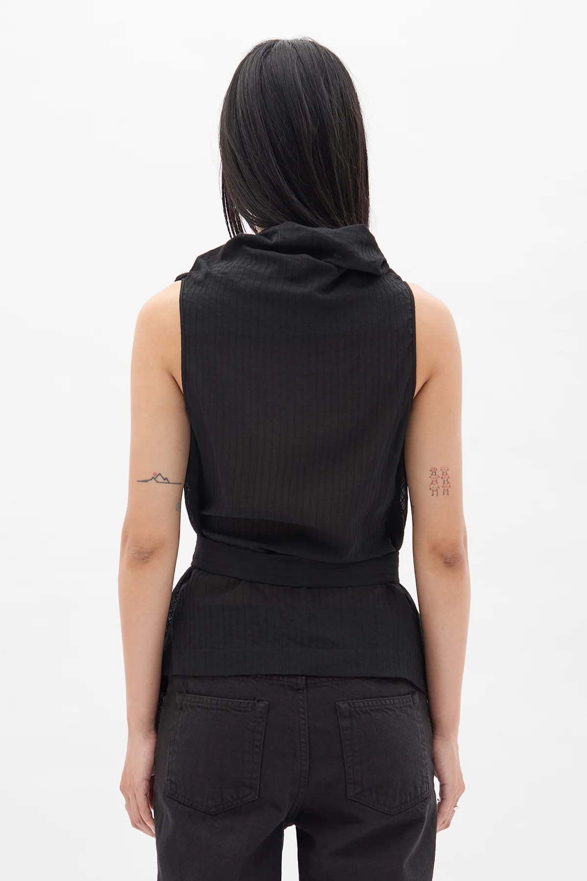 Macy Asymmetric Wrap Top - Image 3
