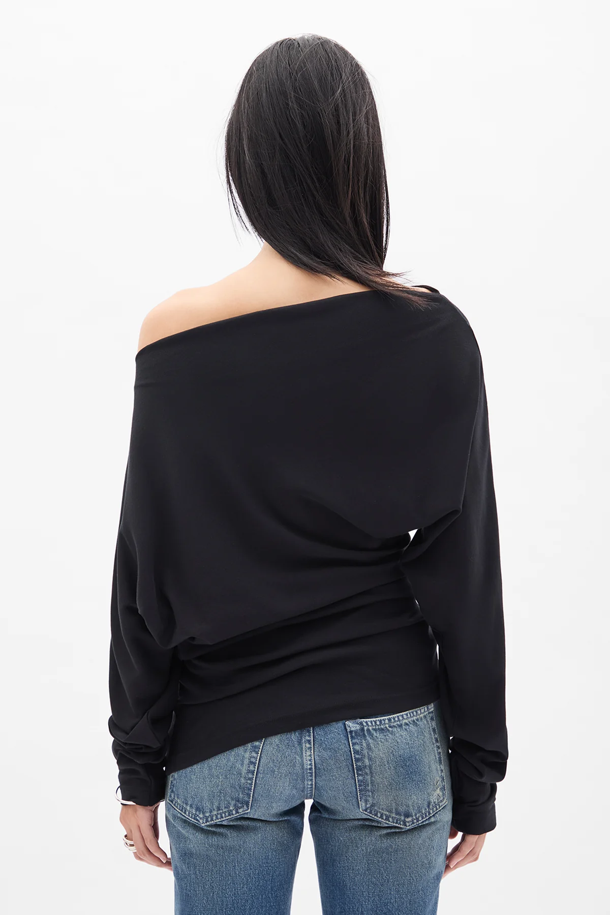 Roos Bias Cut Drop Shoulder Top - Image 3