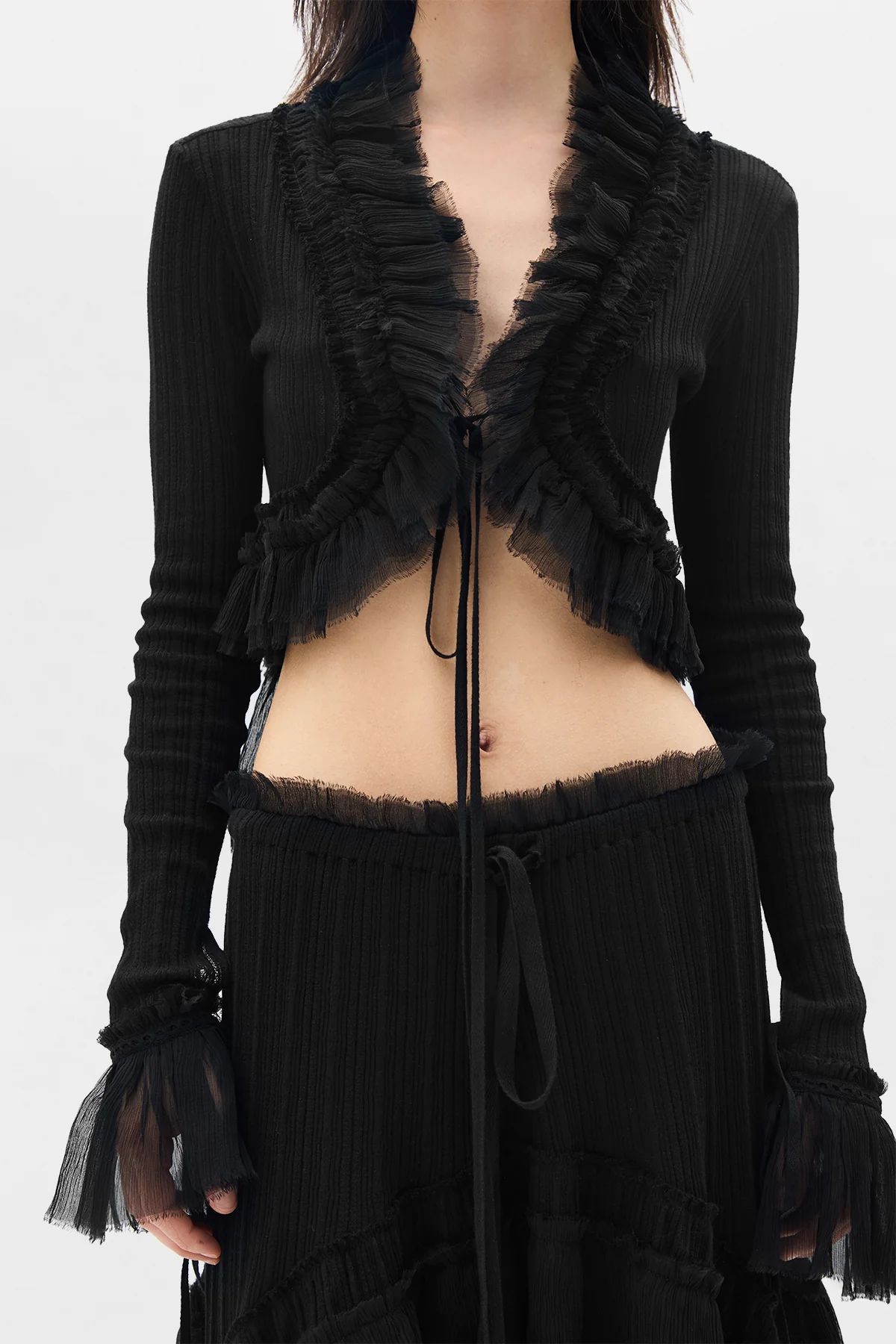 Jedi Long Sleeve Open Front Top - Image 5