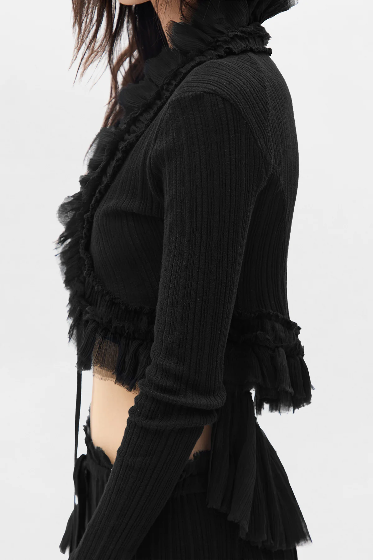 Jedi Long Sleeve Open Front Top - Image 7