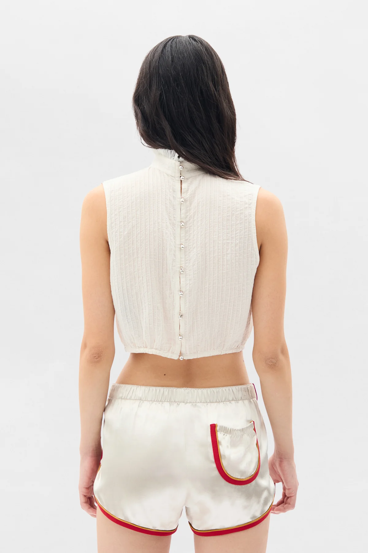Bee High Neck Cropped Top - Image 3
