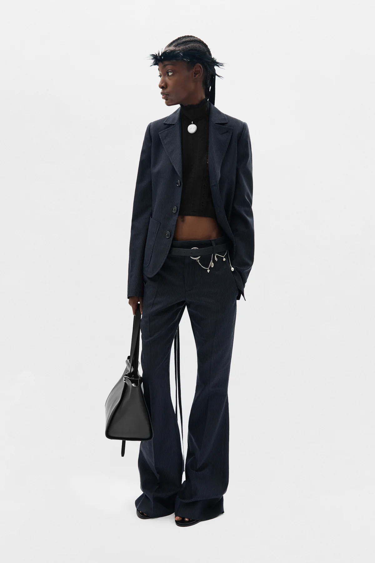 Bee High Neck Cropped Top - Image 4
