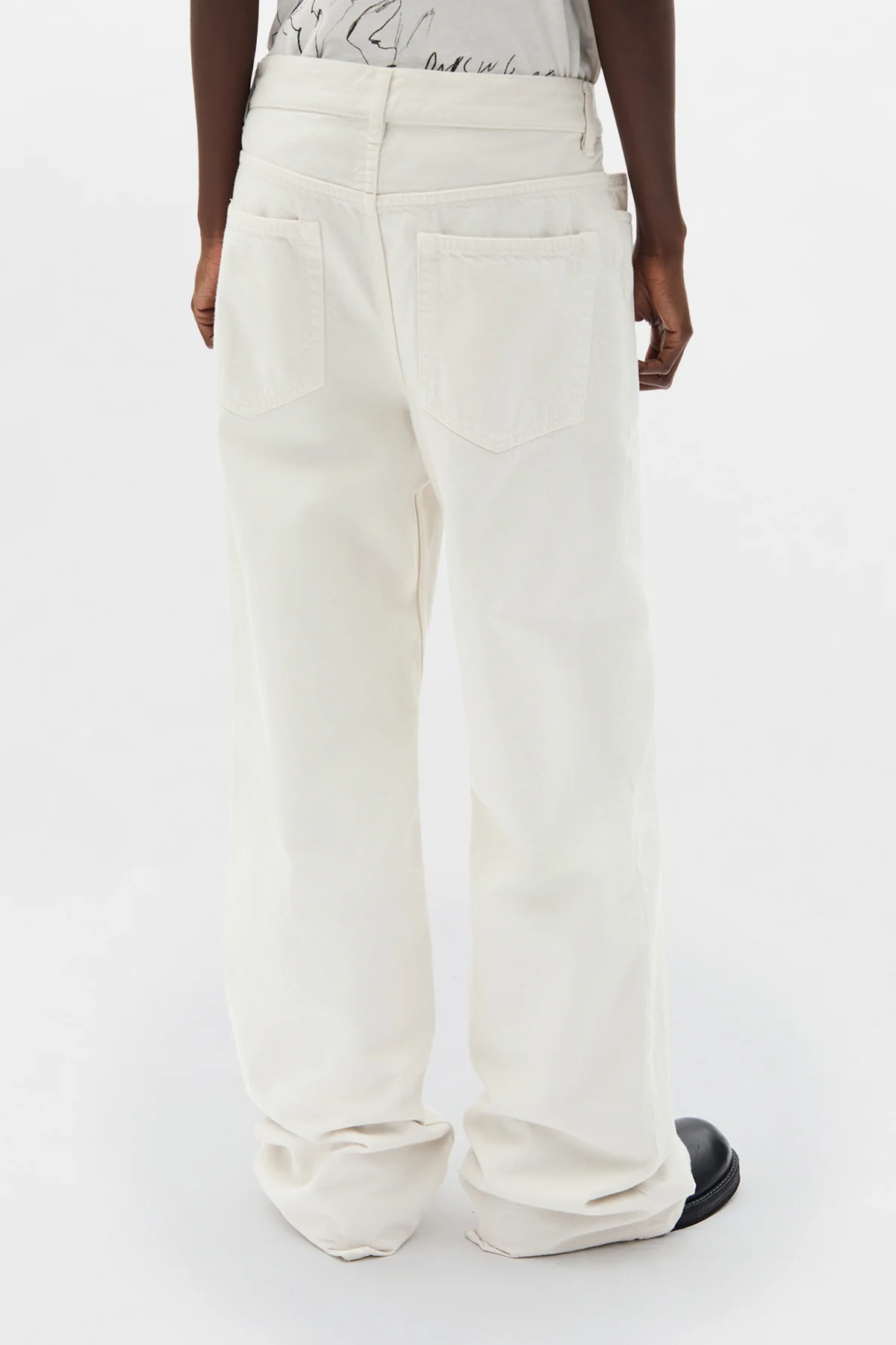 Genoveva 5-Pockets Relaxed Flared Trousers - Image 3