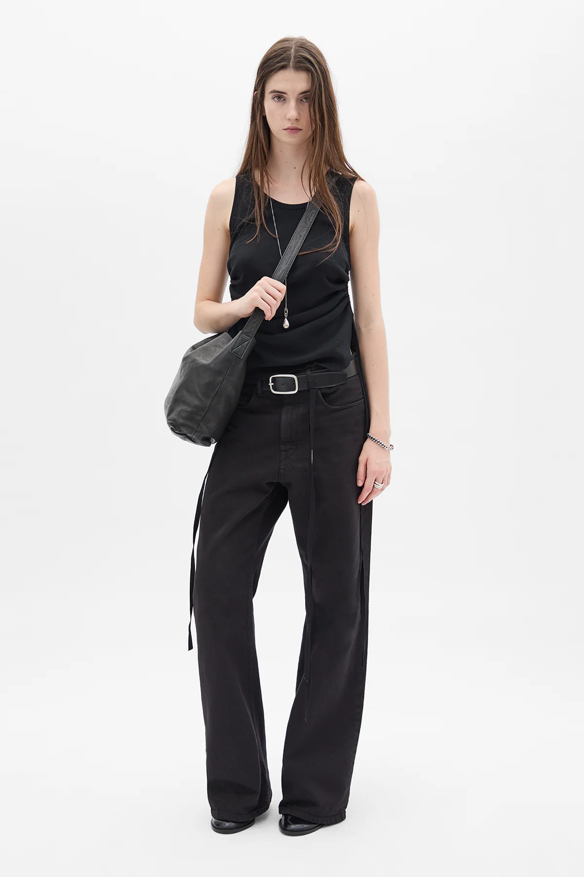 Genoveva 5 Pockets Relaxed Flared Trousers - Image 4