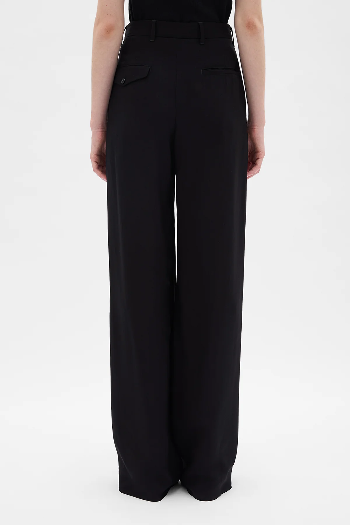 Nouk Wide Leg Pleated Trousers - Image 3
