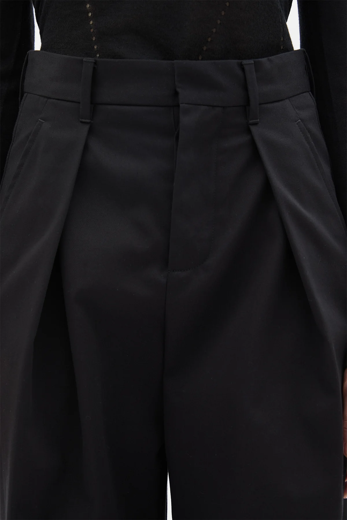 Nouke Wide Leg Pleated Trousers - Image 6