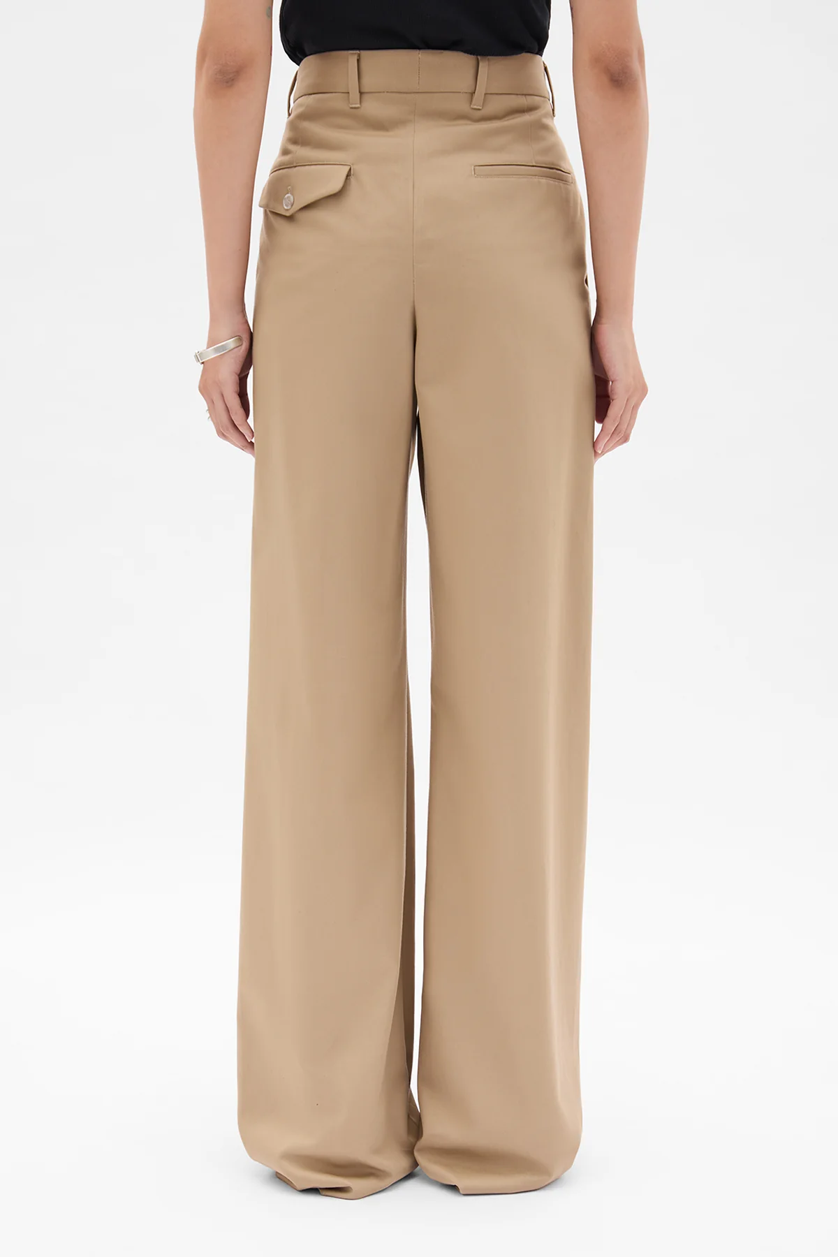 Nouk Wide Leg Pleated Trousers - Image 3