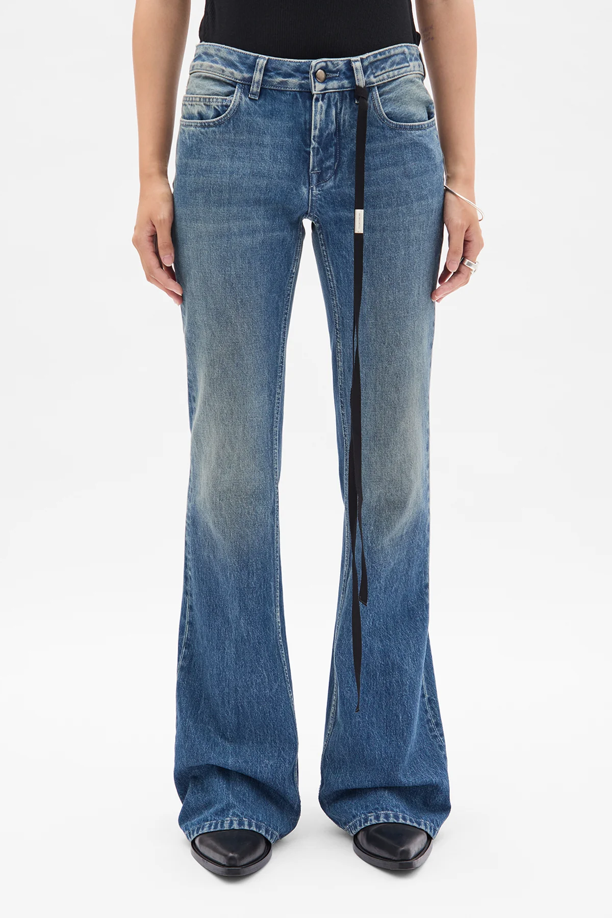 Xyla 5-Pockets Slim Fit Bootcut Trousers