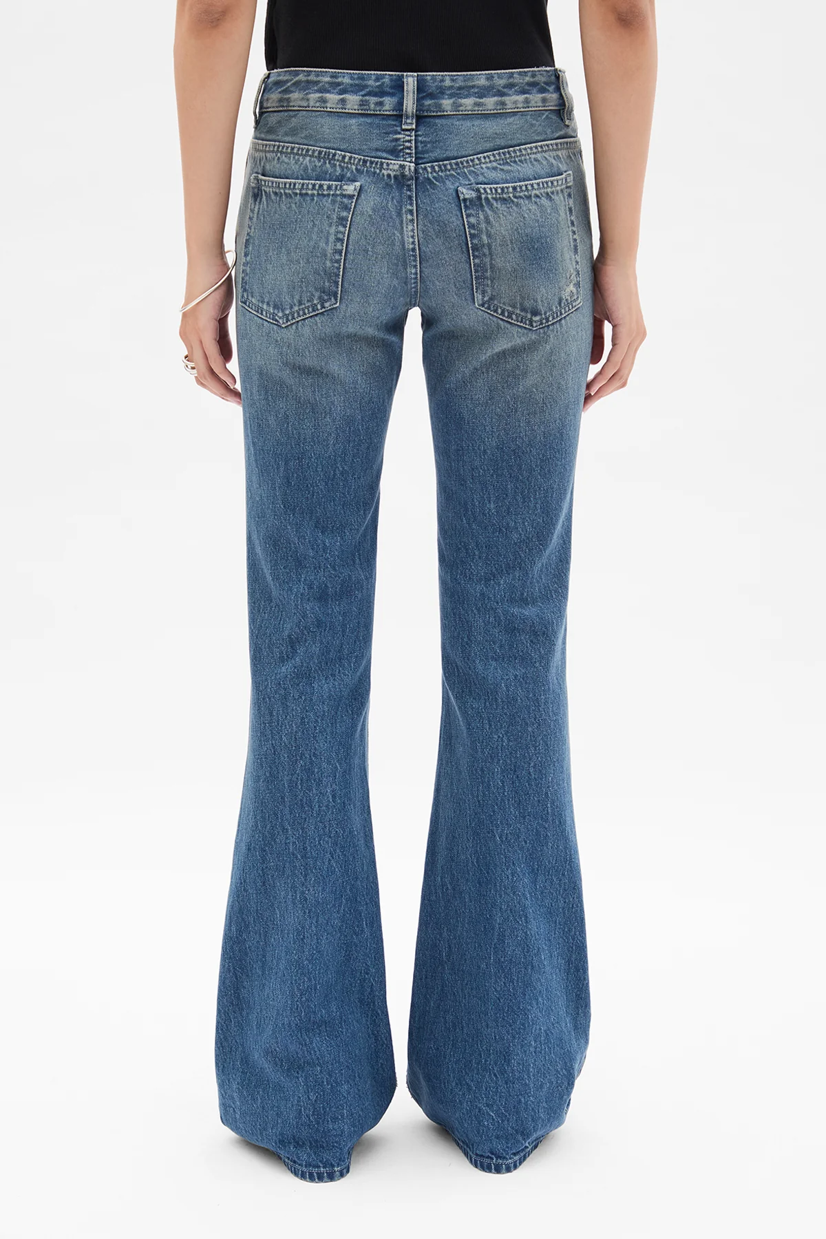 Xyla 5-Pockets Slim Fit Bootcut Trousers - Image 3