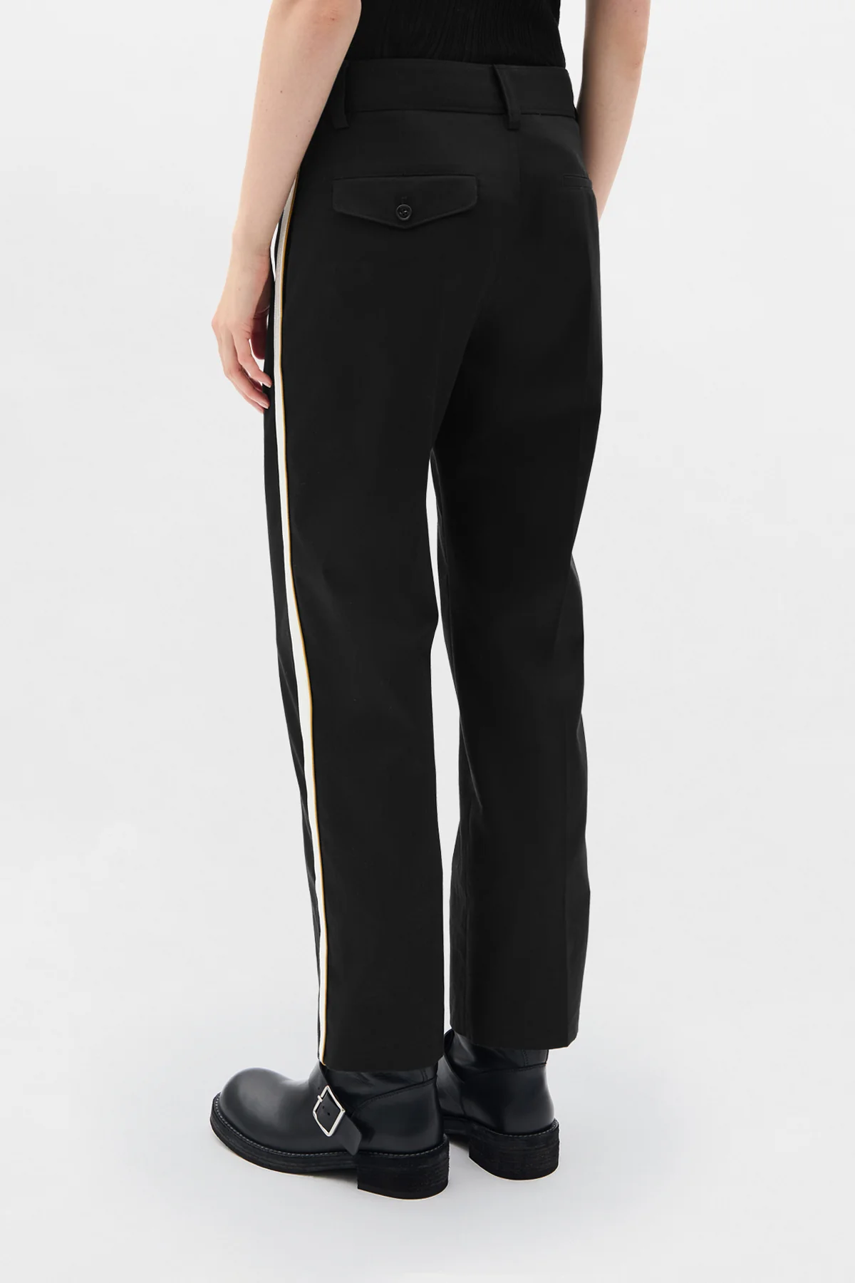 Fera Straight Leg Cropped Trousers - Image 5