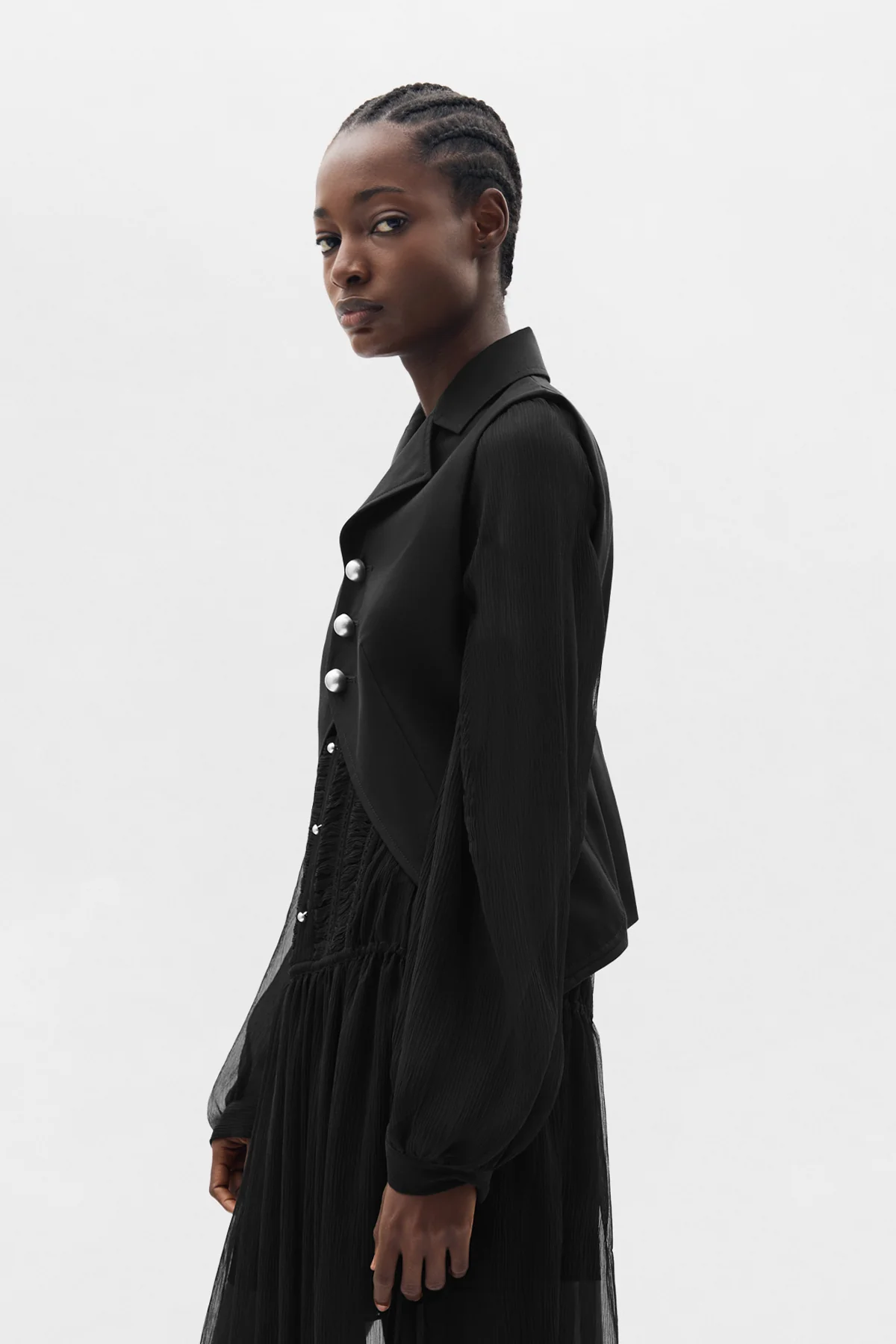 Lune Open Front Waistcoat - Image 2