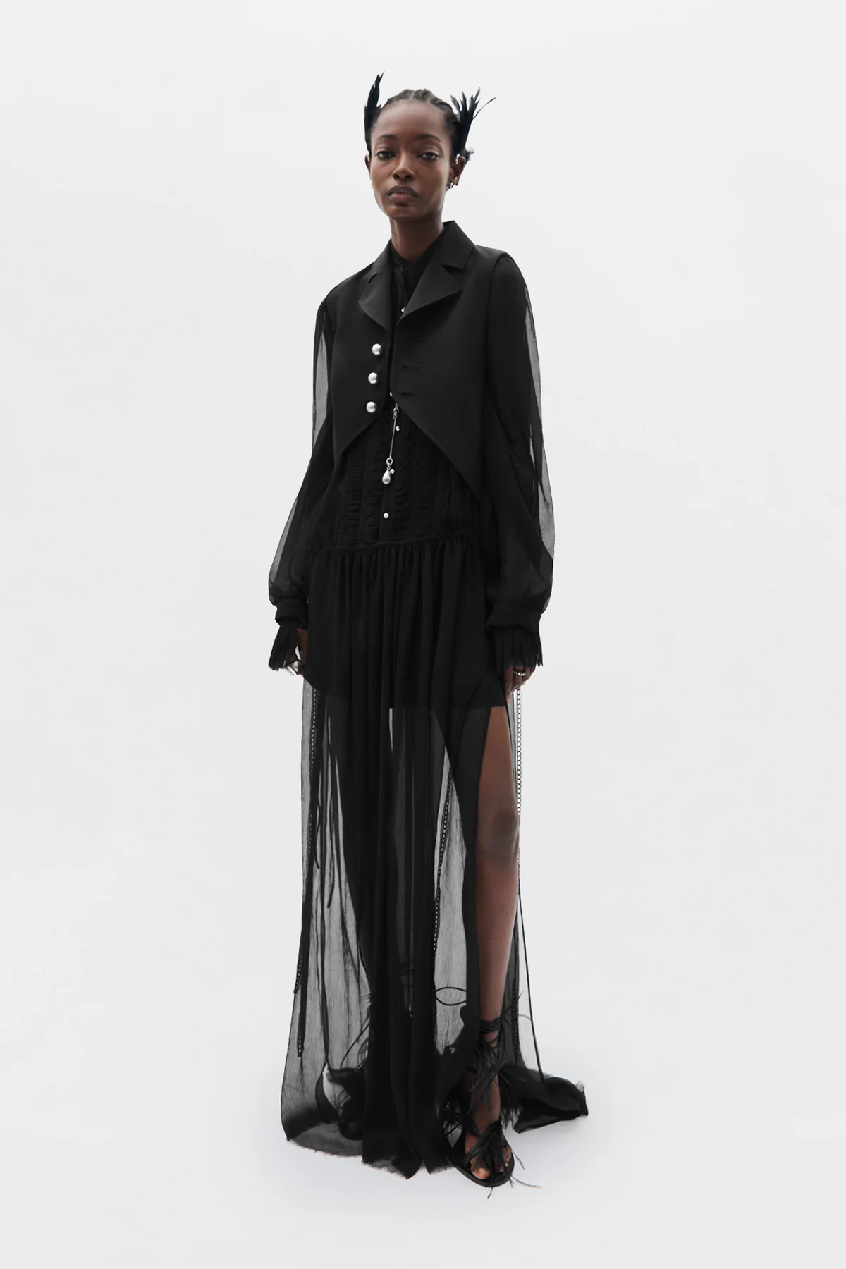 Lune Open Front Waistcoat - Image 4