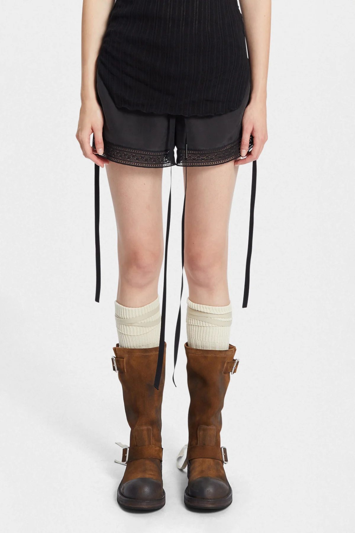 Sarith Engineer Biker Boots with Buckles - Image 3