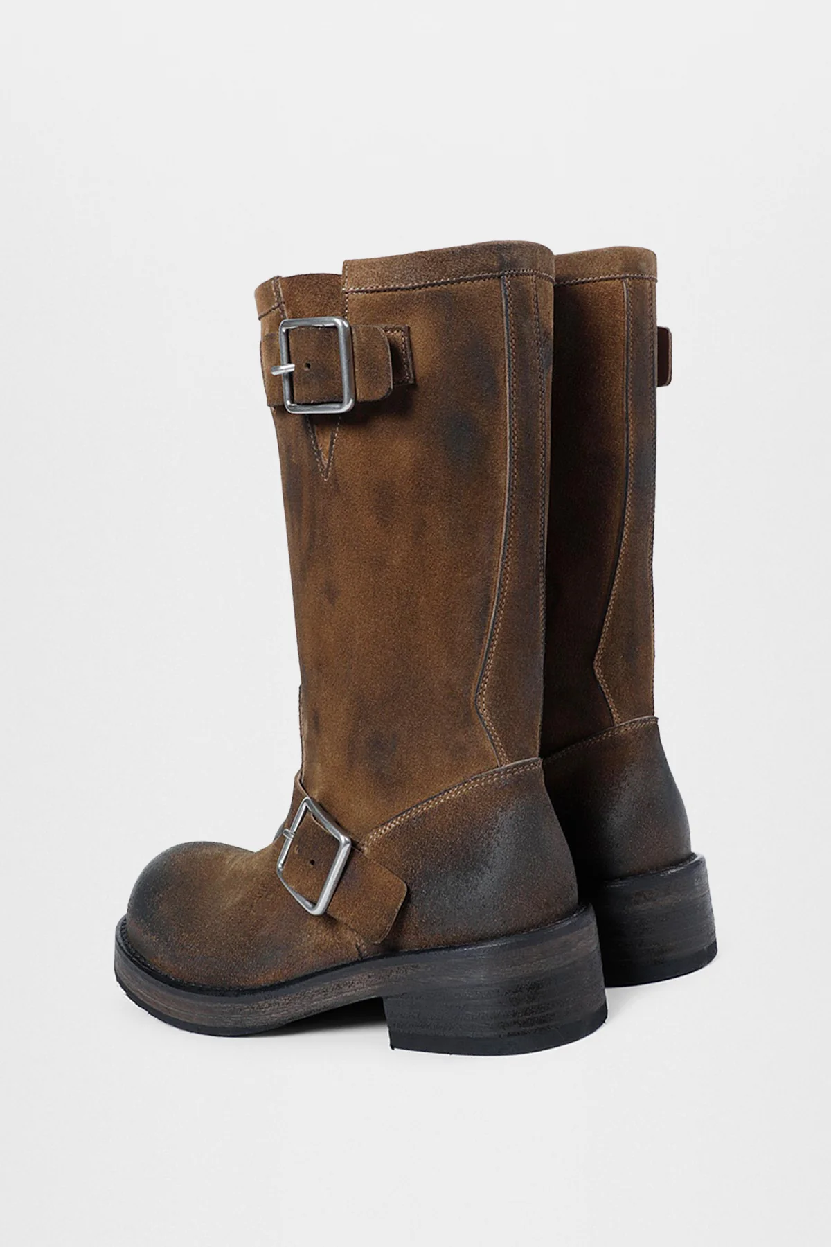 Sarith Engineer Biker Boots with Buckles - Image 4